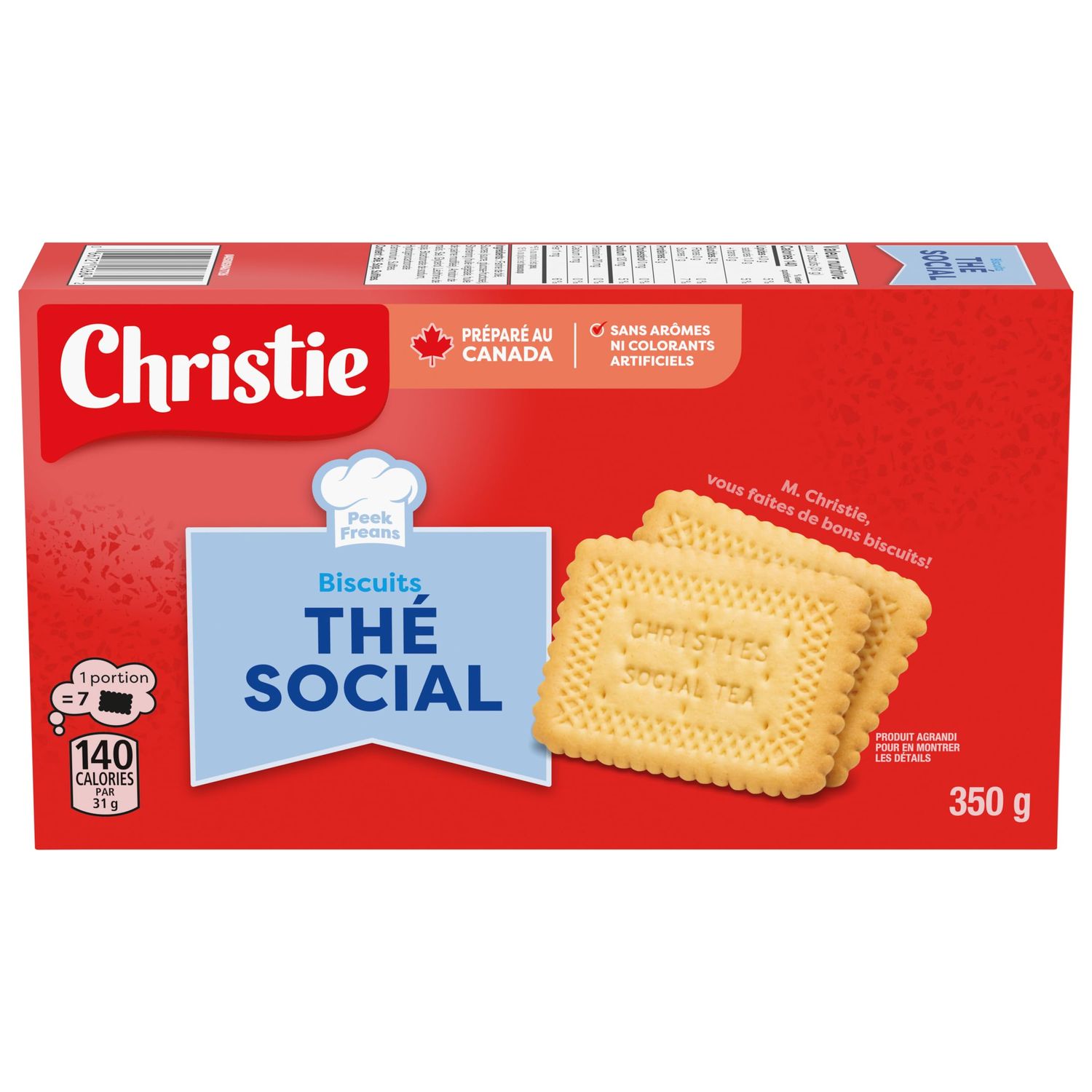 Christie Peek Freans Social Tea Cookies, 350g/12.3 oz Imported from Canada