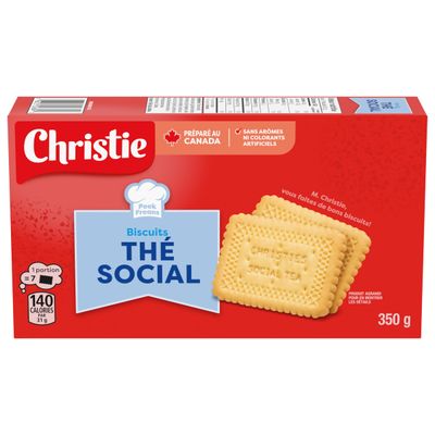 Christie Peek Freans Social Tea Cookies, 350g/12.3 oz Imported from Canada