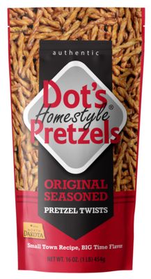 Dot&#39;s Pretzels Original Seasoned Pretzel Twist Snack, 16oz Grocery Sized Bag