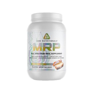 Core Nutritionals Platinum MRP Full Spectrum Meal Replacement, Sustained Release for All Day Amino Acid Support, 27G Protein, 20 Servings (Vanilla Poundcake)