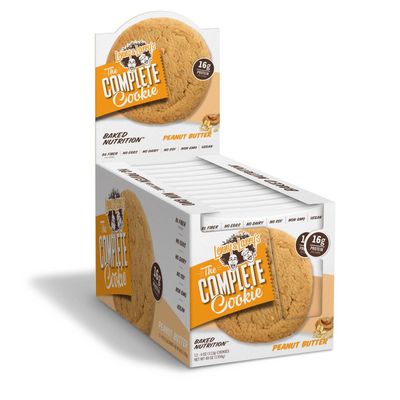 Lenny &amp; Larry&#39;s The Complete Cookie, Peanut Butter, 4-Ounce Cookies (Pack of 12)