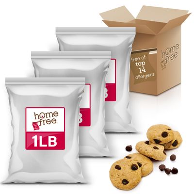 Homefree Treats You Can Trust Gluten Free Choc Chip Mini Cookies, Gluten Free, nut free, 3 LB loose bulk package