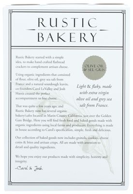 RUSTIC BAKERY Olive Oil Sel Gris Flatbread Bites, 4 OZ