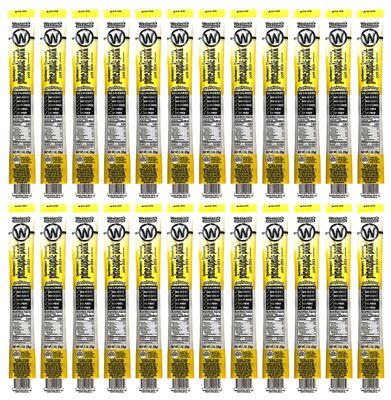 Western&#39;s Smokehouse Meat Sticks Barbeque &amp; Pineapple Pork Jerky Sticks - Pack of 24 Meat Sticks Individually Wrapped (1.0 Ounce) Gluten-Free, MSG-Free, Soy-Free, Nitrate-Free, Nitrite-Free