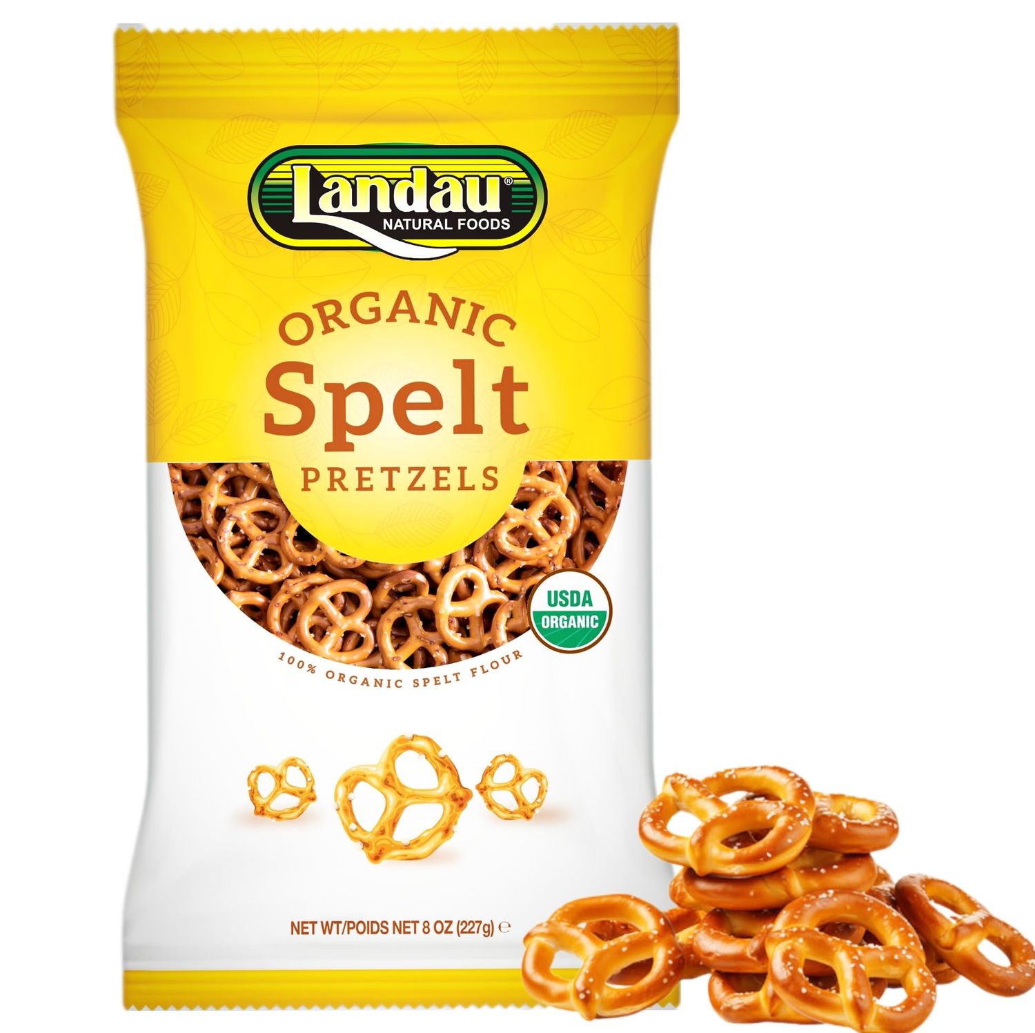 Organic Spelt Pretzels Salted, 8 oz