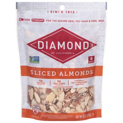 Diamond of California Sliced Almonds, 6 oz, 1 unit