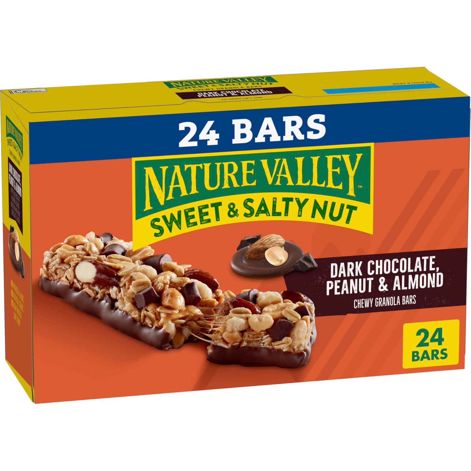 Nature Valley Chewy Granola Bars, Dark Chocolate Peanut Almond, 24 Bars, 28.8 OZ