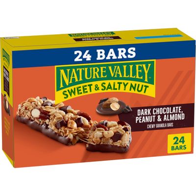 Nature Valley Chewy Granola Bars, Dark Chocolate Peanut Almond, 24 Bars, 28.8 OZ