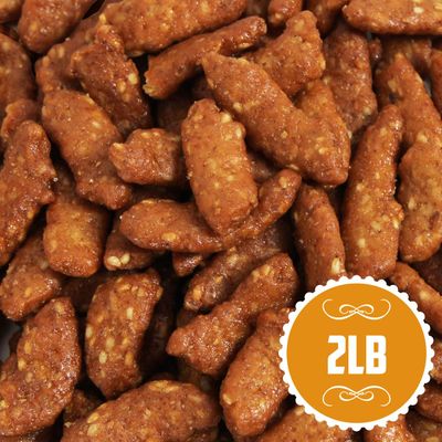 Sesame Sticks Snack, Honey Roast Flavor. Delicious and Fresh Local Honey Roasted Snacks with the Perfect Mix of Sweet and Salty Flavor for Midday Snacking, Office On-The-Go 2 Pound.