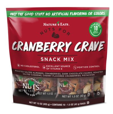 Nature&#39;s Eats Cranberry Crave Snack Pack, 15 Oz