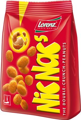 Lorenz Nic Nac&#39;s Double Crunch Peanuts 125g