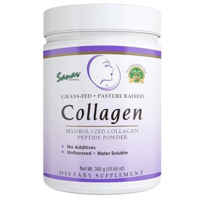 Sanar Naturals Collagen Peptides Powder - for Hair, Nail, Skin, Joint, and Bone Health - Hydrolyzed Collagen for Women &amp; Men, Easy to Mix Collagen Protein Supplement, Unflavored, 10.58 oz