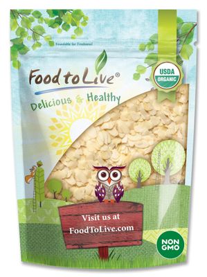 Food to Live - Organic Blanched Sliced Almonds, 8 Ounces - Non-GMO, Raw, Unpasteurized, Unsalted, Vegan, Keto, Paleo, Kosher, Bulk, High in Protein