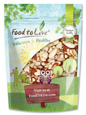 Food to Live California Natural Sliced Almonds, 4 Pounds - Raw Unblanched Almond Nuts, Kosher, Vegan, Keto, Bulk. High in Protein, Dietary Fiber, Vitamin E. Great for Desserts, Salads, Granola