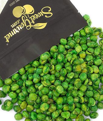 SweetGourmet Roasted &amp; Salted Green Peas  Healthy Snacks  2 Pounds