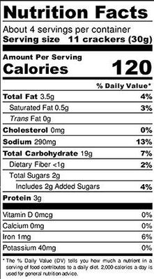 Stonewall Kitchen Avocado Oil &amp; Sea Salt Cracker, 4.4 ounces