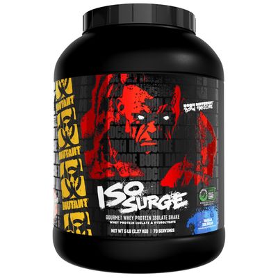 Mutant ISO Surge Whey Protein Isolate Powder Acts Fast to Help Recover, Build Muscle, Bulk and Strength, 5 lb - Vanilla Ice Cream