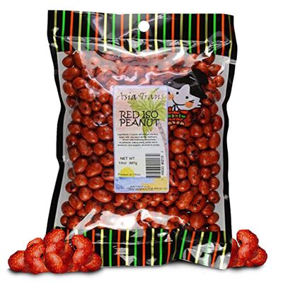 Asia Trans Arare Rice Crackers (Red Iso Peanuts, 12 Ounce)