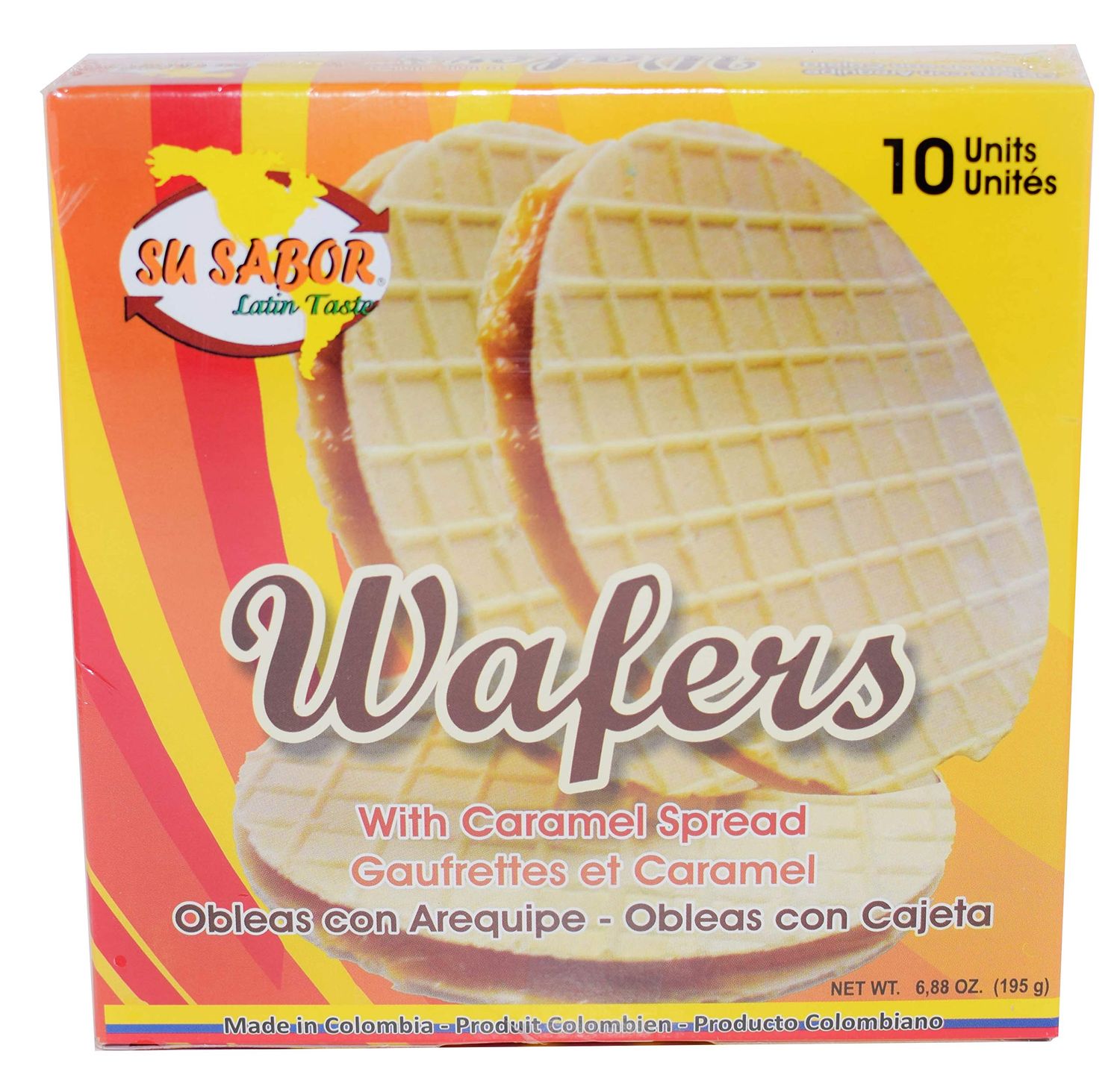 Su Sabor Wafers with Caramel Spread/Obleas con Arequipe