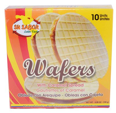 Su Sabor Wafers with Caramel Spread/Obleas con Arequipe