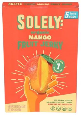 Solely Fruit Jerky Mango 5Pk 4.1 OZ