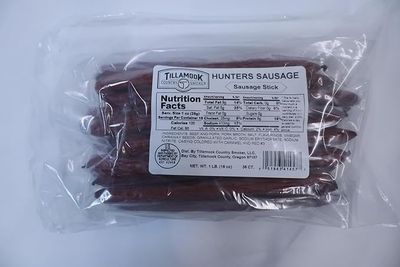 Tillamook Country Smoker - Hunters Sausage Stick 36 ct Bulk 1 lbs Beef &amp; Pork Stick Meat Snack Camping Hiking