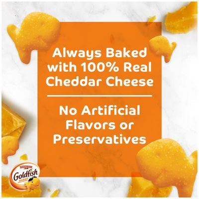Goldfish Baby Cheddar Crackers, Snack Crackers, 7.2 oz bag
