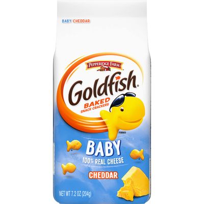 Goldfish Baby Cheddar Crackers, Snack Crackers, 7.2 oz bag