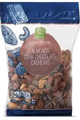 Retreat Trail Mix With Dark Chocolate Almonds and Cashews, Snack Snacking Food Treat, Southern 15oz Grove Bag
