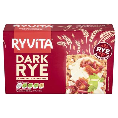 Ryvita Crispbread Dark Rye - 8.8 oz