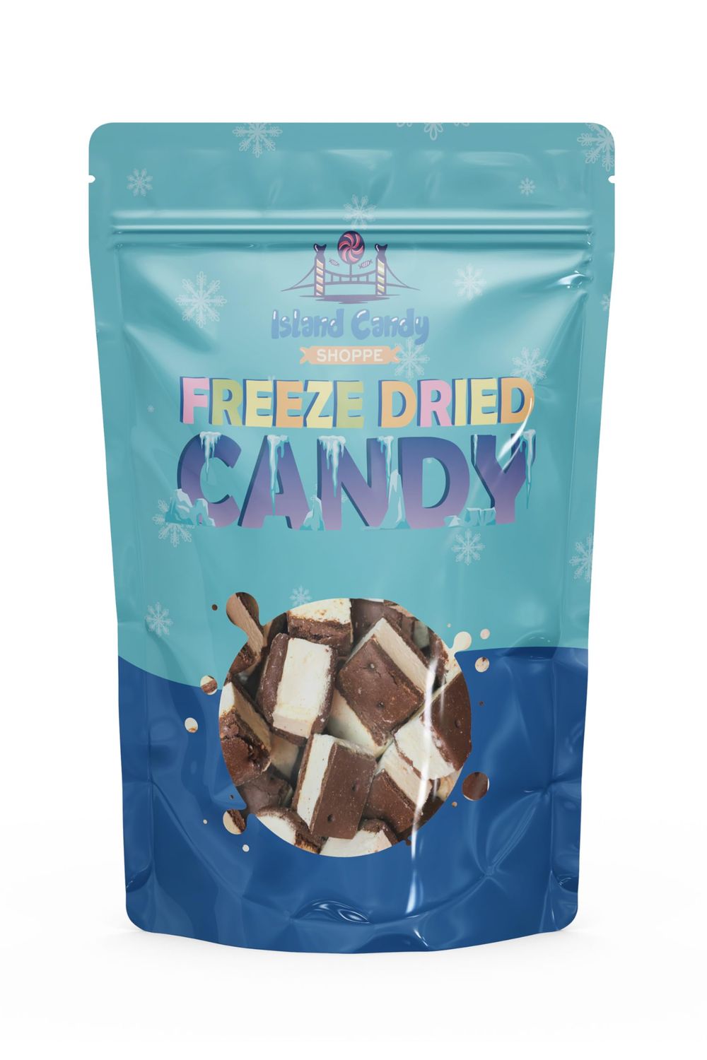 KD Supplies Freeze Dried Vanilla Ice Cream Sandwich Bites (3.5 oz) Airy and Crunchy Snack Freeze Dried for an Enhanced Flavor