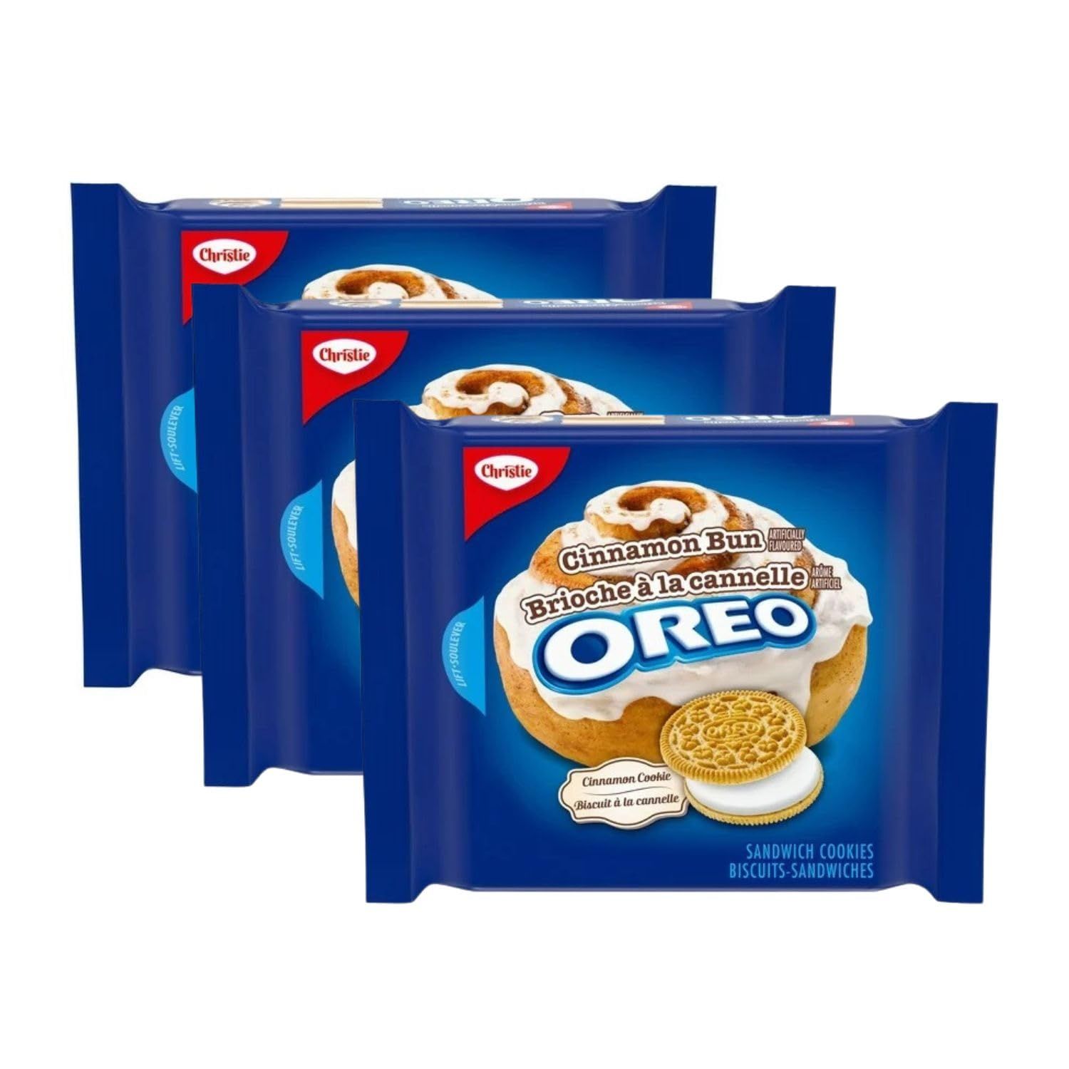 ETC Unlimited Oreo Cinnamon Bun Cookies, 303g/10.7oz, 3 Count, Imported from Canada
