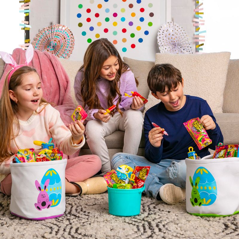 Juicy Drop Easter Sour Candy Gummies, 16 Count Sweet Chewy Candy with Tasty Sour Gel in Assorted Fruity Flavors, Variety Pack For Easter Basket Stuffers, Party Favors, Treats and Gifts for Kids