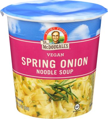 Dr. McDougall&#39;s Right Foods Vegan Spring Onion Noodle Soup, 1.9-Ounce Cup