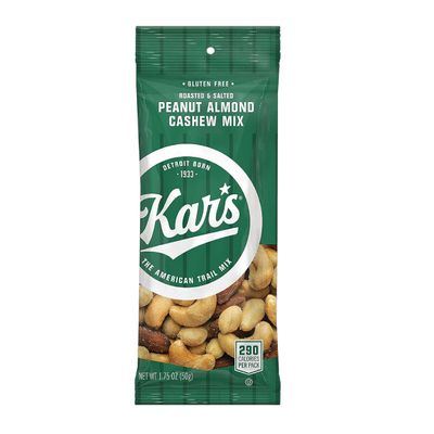 Kars Nuts Peanut Almond Cashew Mixed Nuts, 1.75 oz Individual Snack Packs - Bulk Pack of 72, Gluten-Free Snacks