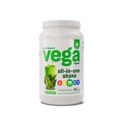 Vega Organic All-in-One Shake NET WT 26.9 OZ (1lb 10.9oz)(Packaging May Vary)