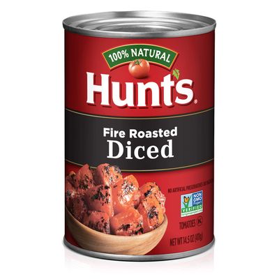 Hunt&#39;s Fire Roasted Diced Tomatoes, Keto Friendly, 14.5 oz