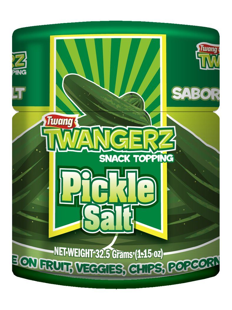 Twang Twangerz Flavored Salt Snack Topping - Pickle, 4 Pack