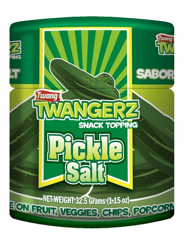 Twang Twangerz Flavored Salt Snack Topping - Pickle, 4 Pack