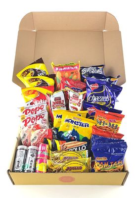 NONA MANIS Snack Box Variety Pack (38 Count) Ultimate Sampler Mixed Box Chips Candy Care Bundle Package For Office Meetings Schools Friends Gathering 2022 Students Keropok Childhood (38 Count Fixed)
