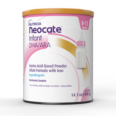 Nutricia Neocate Infant - Hypoallergenic, Amino Acid-Based Baby Formula - Well-Tolerated &amp; Supports Normal Growth - Infant Formula with DHA, ARA &amp; Iron - 14.1 oz can (Pack of 1)