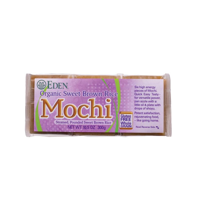 Eden Organic Sweet Brown Rice Mochi, Traditionally Made in Japan, Whole Grain, Macrobiotic, 10.5 oz