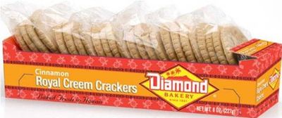 Diamond Bakery NEW! Cinnamon Royal Creem Crackers Tray (8oz)