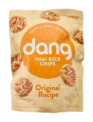 Dang Thai Rice Chips  Gluten Free, Soy Free &amp; Preservative Free Rice Crisps, Healthy Snacks Made with Whole Foods (Original, 3.5 Ounce (Pack of 1))