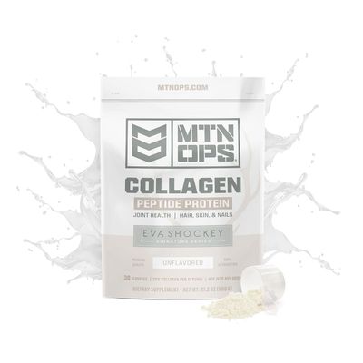 MTN OPS Eva Shockey Signature Series Collagen Peptide Protein Powder, 20 Servings, 21.2 Ounce