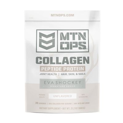 MTN OPS Eva Shockey Signature Series Collagen Peptide Protein Powder, 20 Servings, 21.2 Ounce