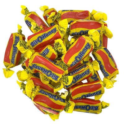 Needzo Fresh Bit-O-Honey Candy, Bulk Individually Wrapped Snacks for Adults or Kids, 3 Bags, 6 ounces Each