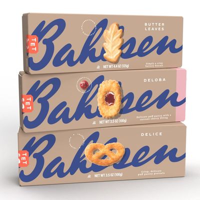Bahlsen Delice, Deloba, and Butter Leaves Sampler (3 Pack)  3 classic butter biscuit flavors  Indulgent varieties of European flaky, buttery goodness (3.5 and 4.4 ounce boxes)