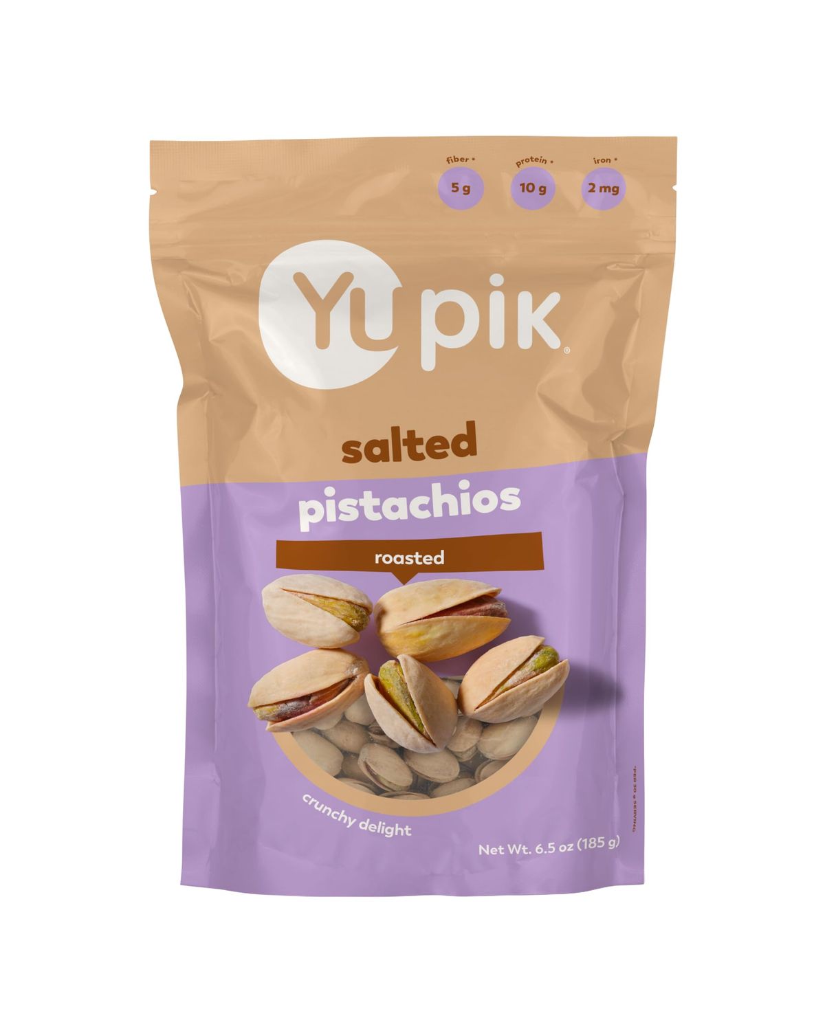 Yupik Roasted Salted Pistachios, In Shell, 6.5 Oz, Gluten-Free, Kosher, Crunchy Pistachios Seasoned with Sea Salted, Healthy Snacks, Protein Nuts, Rich in Fiber