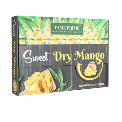 Tame Prime Sweet Dry Mango Slices, Premium Quality, Gluten Free, dried mangoes,17.6 oz